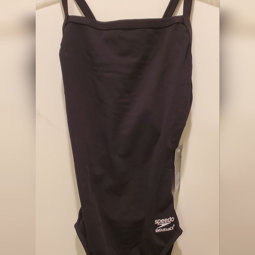 Speedo Women's Swimsuit One Piece Endurance Pro Solid Black Size Small 32 New